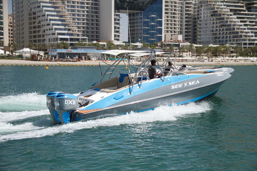 Dubai: Marina Private Boat Tour & Palm Jumeirah Sightseeing - The 100-minute route: adding Atlantis the Palm