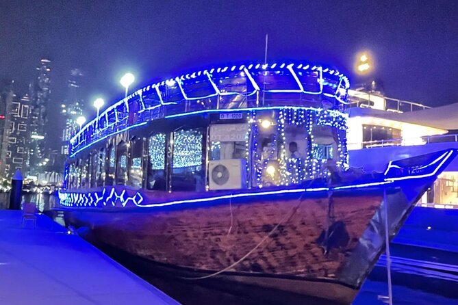 Dubai Marina Unique Dhow Cruise Buffet Dinner and Belly Dance - Dinner, music, and belly dance