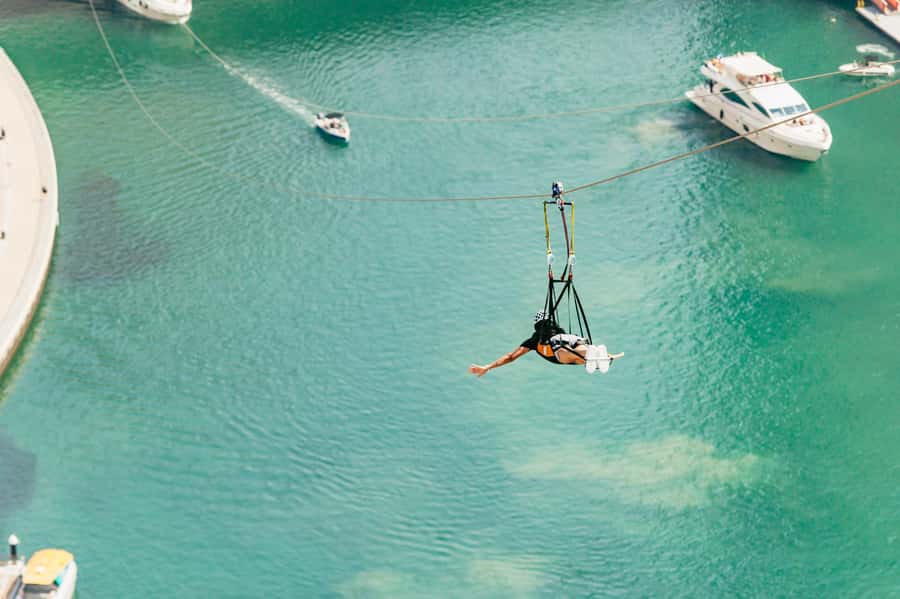 Dubai: Marina Ziplining with Photos, Video and Meal - Finding the XLine booth inside Dubai Marina Mall