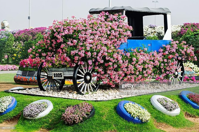 Dubai Miracle Garden Self-Guided Tour with Ticket with Transfer - Getting there in a shared vehicle