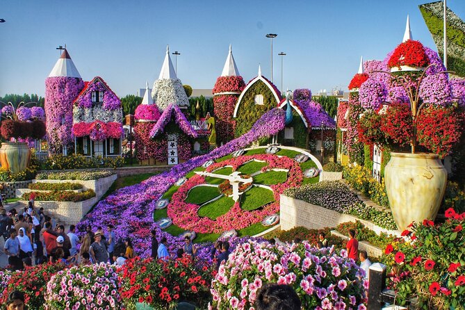 Dubai Miracle Garden Ticket with Transfer - Entering the garden and finding your rhythm