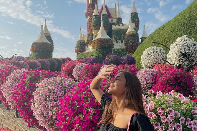 Dubai Miracle Garden Ticket - The Emirates A380 and the biggest photo stops