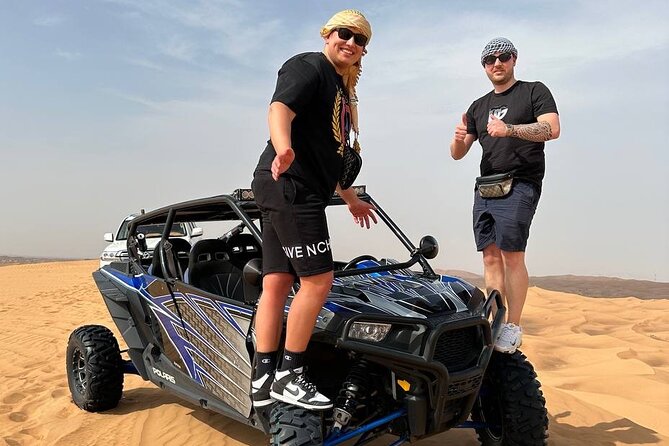Dubai Morning 4 Seater Buggy Tour Sand Boarding & Camel ride - The buggy ride brings the speed