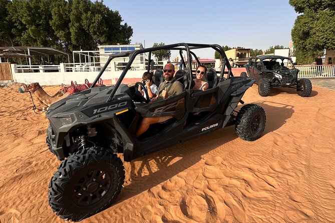 Dubai Morning 4 Seater Buggy Tour Sand Boarding & Camel ride - Unlimited soft drinks are a useful comfort