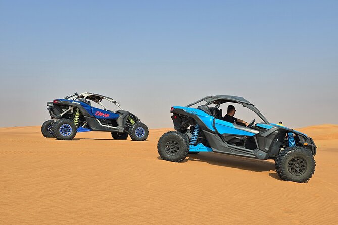 Dubai: Morning CaNam Buggy Safari with Sandboarding & Camel Ride - Key Points At A Glance