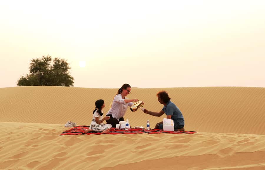 Dubai: Morning Desert Safari with Camel Ride & Sandboarding - Photo Stops Across the Lahbab Dunes