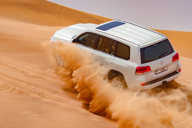 Dubai Morning Evening Desert Safari,Sand boarding and Camel ride - Quad biking is the big optional upgrade