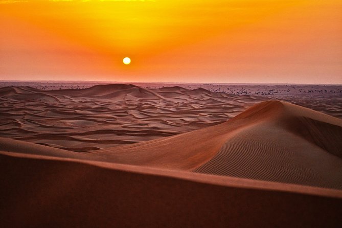 Dubai Morning & evening Desert Safari Tours - Sandboarding, camel riding, and the desert photo stops