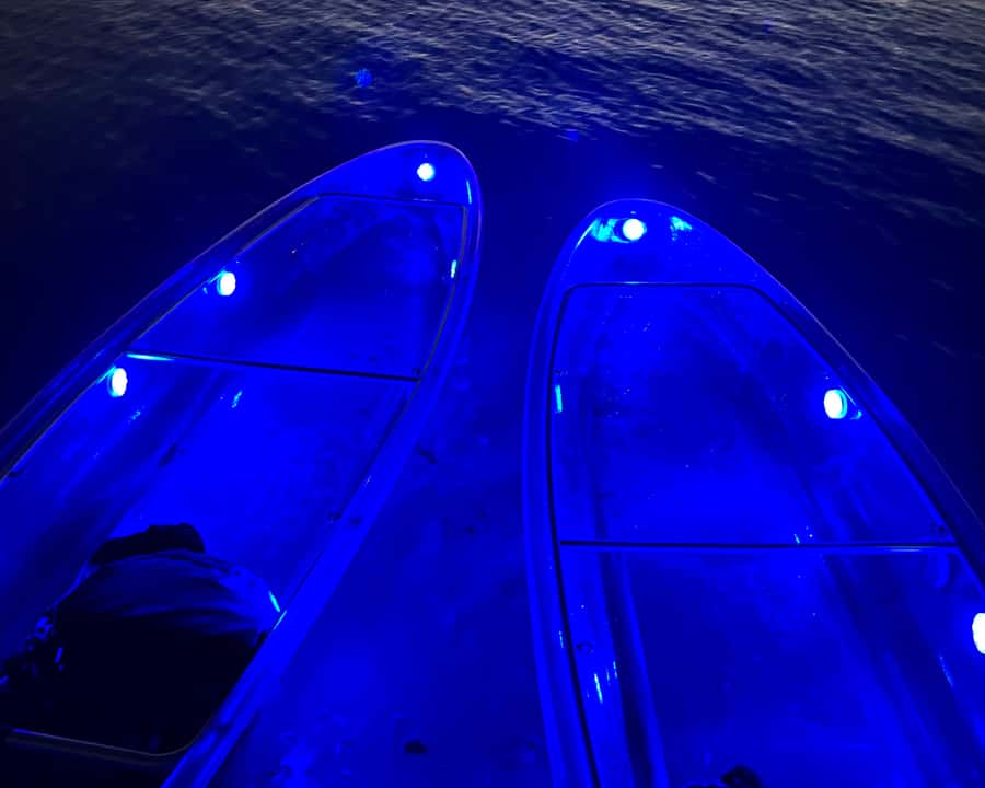 Dubai: Night Kayaking Tour - Burj Khalifa from the water