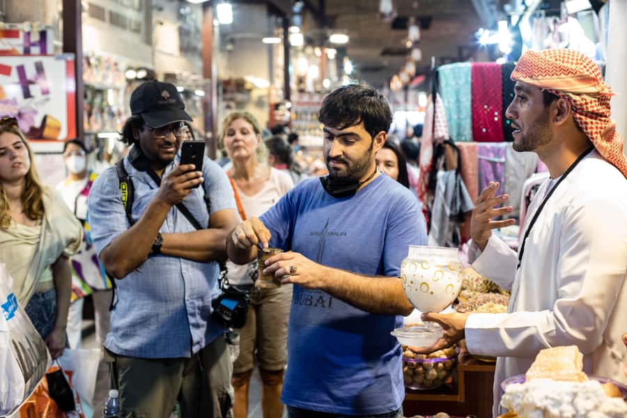 Dubai: Old Town, Creek, Museums, Souks, & Street Food Tour - Spice Souk and Gold Souk, with shopping advice