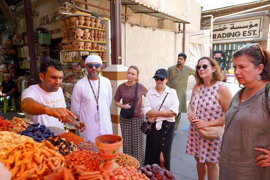 Dubai: Old Town, Souks, Street Food, Guided Tour & Abra Ride - Transport, comfort, and timing