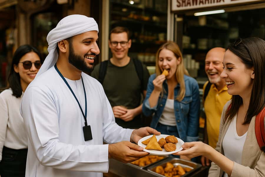 Dubai: Old Town Walking Tour with Abra Cruise & Street Food - Start at Al Seef, then enter old Dubai