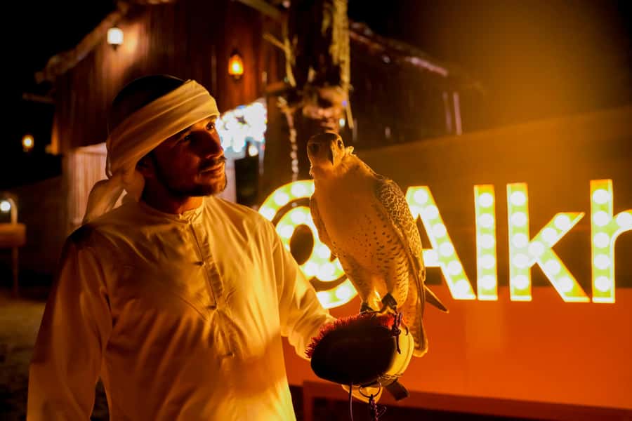Dubai: Overnight Safari, Dinner, Stargazing & Al Khayma Camp - Fire, Arabic tea, and the private tent