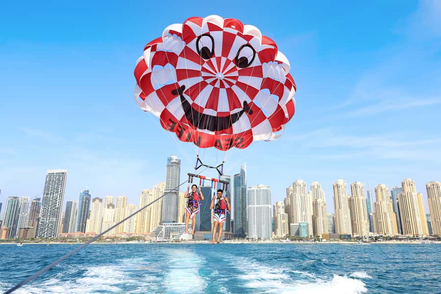 Dubai: Palm View and JBR View Parasailing Experience - Palm Jumeirah and the Final Photo Stop