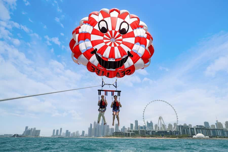 Dubai: Palm View and JBR View Parasailing Experience - The Best Time and Best Type of Booking