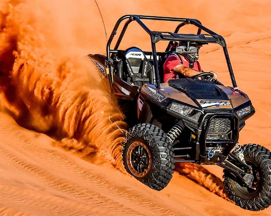 Dubai: Polaris RZR and Sandboarding Desert Adventure - Getting behind the wheel of the Polaris RZR 1000 CC