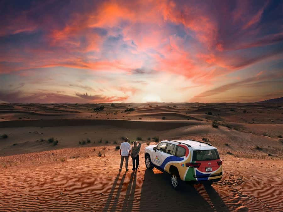 Dubai: Premium Desert Safari, Camel Ride, BBQ & Sandboarding - Key points at a glance