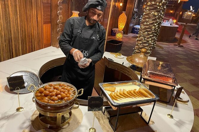 Dubai Premium Desert Safari – Live Buffet Dinner & Luxury Camp - The 32-item barbecue buffet