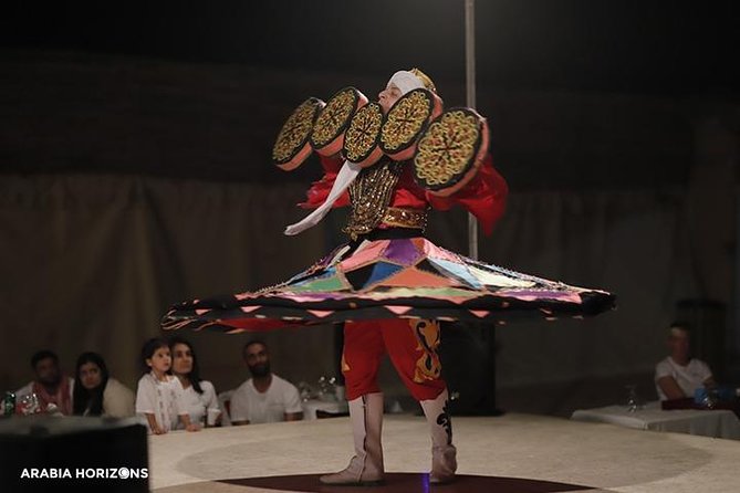Dubai Premium Desert Safari with Live shows & Gourmet Dinner - Sunset photos on the sand