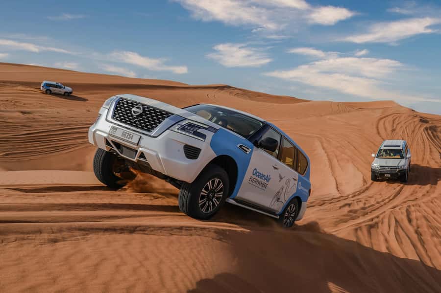 Dubai: Premium Safari, Camel Ride & Al Khayma Camp 3-Buffets - The best parts at a glance
