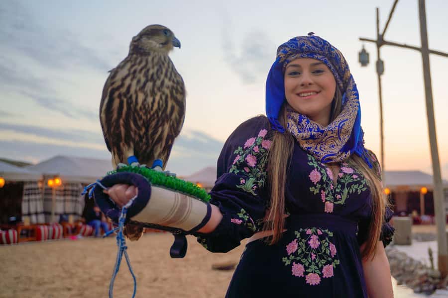 Dubai: Premium Safari, Camel Ride & Al Khayma Camp 3-Buffets - Pickup from Dubai, Sharjah, or Ajman