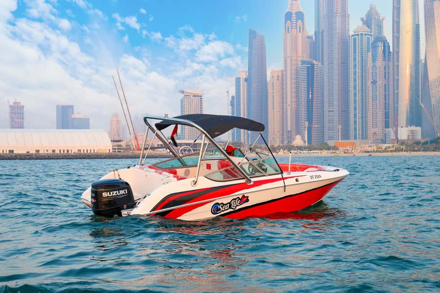 Dubai: Private Boat Tour - JBR/Burj Al Arab/Atlantis options - The Slow, Scenic Ride Through Dubai Marina