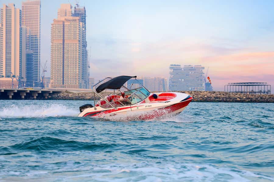 Dubai: Private Boat Tour - JBR/Burj Al Arab/Atlantis options - Atlantis, The Palm, and the Best Longer Route