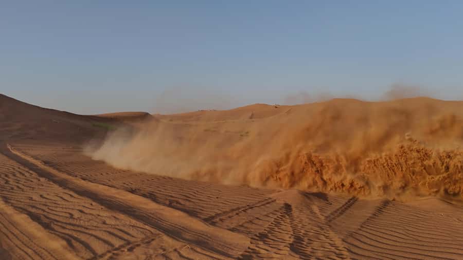 Dubai: Private Dune Buggy, Camel Ride, and Sand Boarding! - Sandboarding on the big red dunes