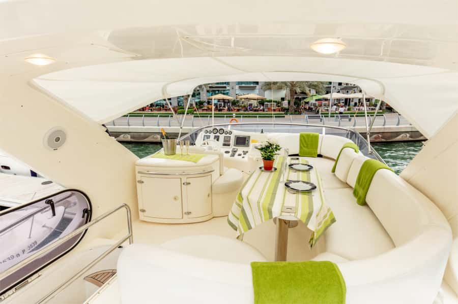 Dubai: Private Luxury Yacht Cruise for up to 20 People - Ain Dubai and Bluewaters Island from the sea