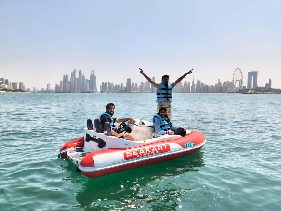 Dubai: Private Self-Drive SeaKart Jet Ski Boat Tour - Passing Atlantis and Atlantis The Royal