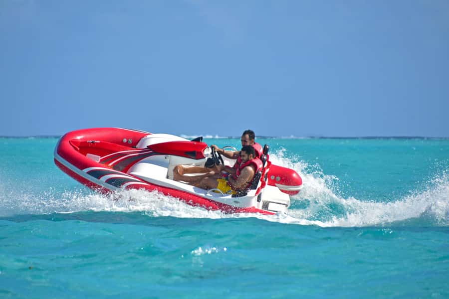 Dubai: Private Self-Drive SeaKart Jet Ski Boat Tour - Open water and the World Islands