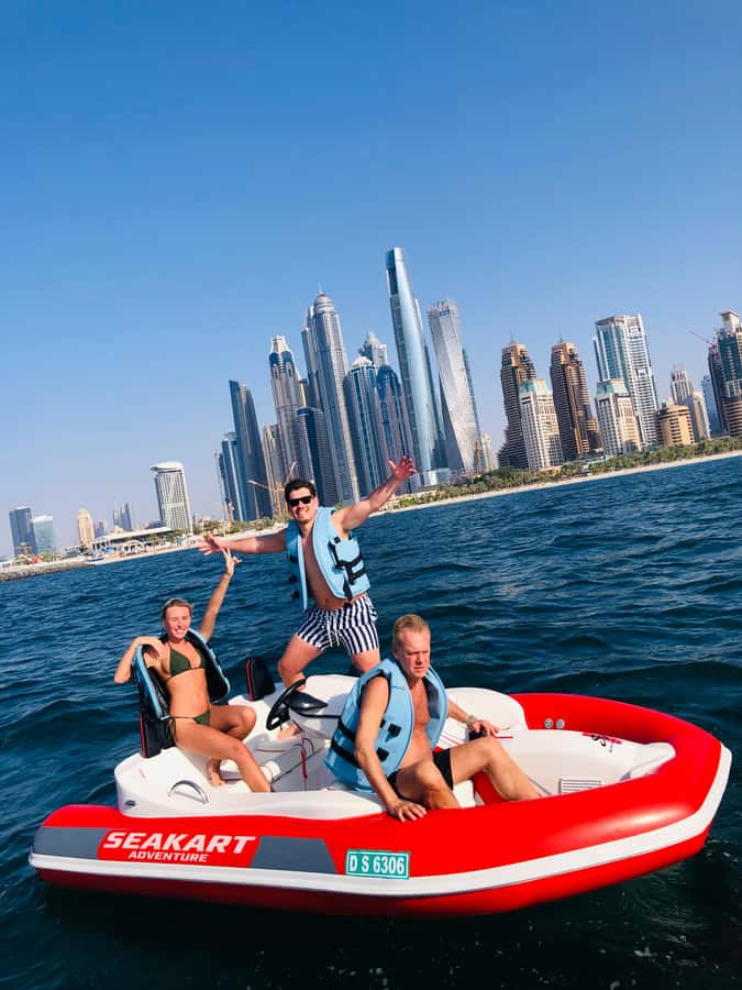 Dubai: Private Self-Drive SeaKart Jet Ski Boat Tour - Burj Al Arab from the sea