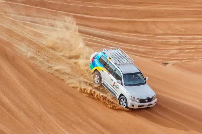 Dubai Private Sunset Desert Drive with Wildlife Experience - Al Qudra Lakes and the Al Marmoom reserve