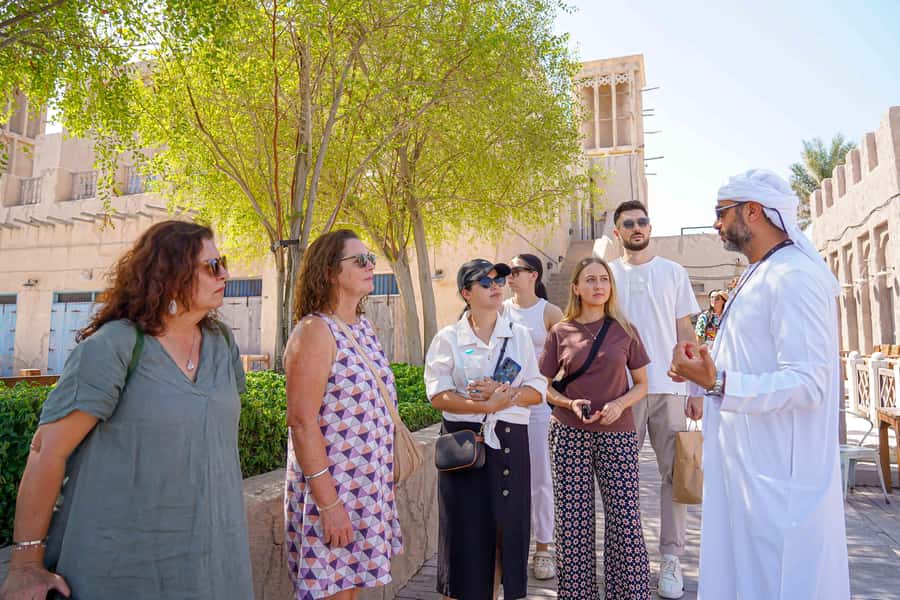 Dubai Private Top Attractions, Premium Vehicle & Street Food - Al Fahidi brings the city down to street level