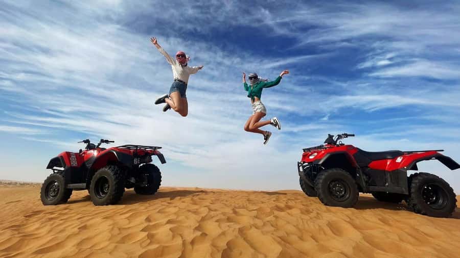 Dubai: Quad & ATV Bike, Red Dune Desert and Safari Adventure - From Dubai streets to the red dunes