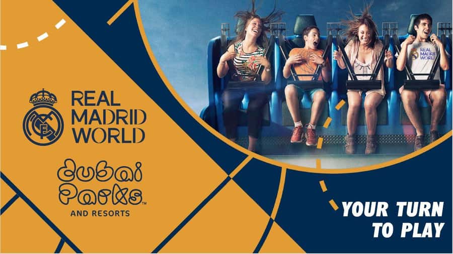 Dubai: Real Madrid World Theme Park Entry Ticket - Celebration Plaza brings the big rides