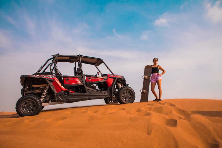 Dubai: Red Dune Desert Safari, Quad Bike, Camels, and BBQ - BBQ dinner, drinks, and optional purchases