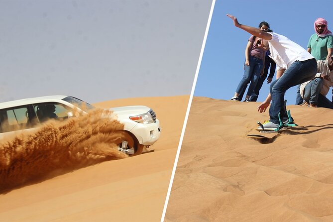 Dubai Red Dune Extreme Desert Safari Adventure With Sand Boarding - Thirty minutes of high-speed dune bashing