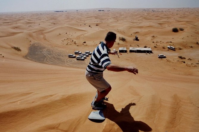Dubai Red Dune Extreme Desert Safari Adventure With Sand Boarding - Optional quad biking and extra activities