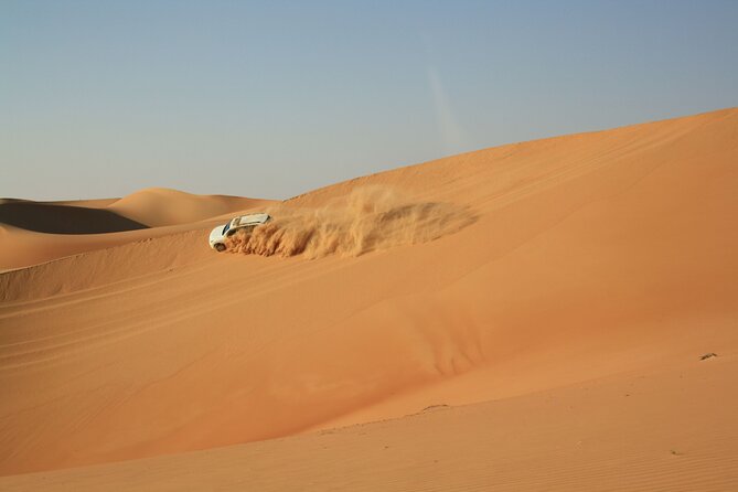 Dubai Red Dunes Desert Morning Adventure - Sand boarding on the dunes