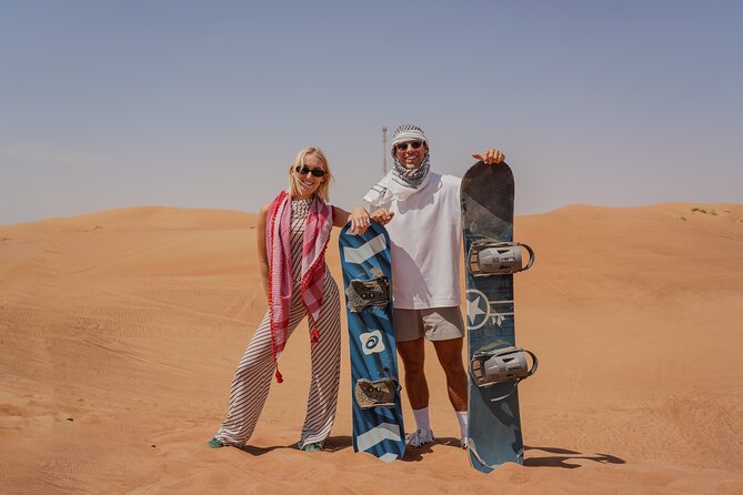 Dubai Red Dunes Desert Safari, Quad Bike, Camels at Al Khayma - Dune bashing and sandboarding at Lahbab