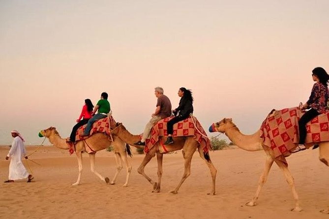 Dubai Red Dunes Desert Safari : Sandboarding, BBQ & Live Shows - The guides and the family experience