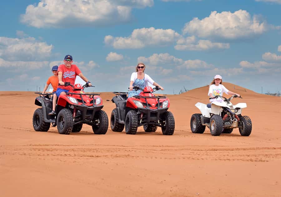 Dubai: Red Dunes Morning Desert Quad, Buggy or 4x4 Ride - The red dunes of Al Lahbab