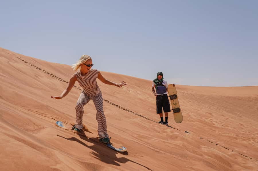 Dubai: Red Dunes Quad Bike, Dune Buggy, Camel & Refreshments - The camel ride is brief and traditional