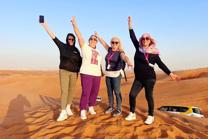 Dubai Red Dunes Safari, ATV, Camel ride, BBQ at Desert Camp - The desert camp shifts the mood after sunset