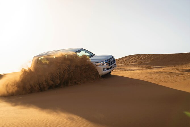 Dubai Red Dunes with Sandboarding, Camel Ride, Falcon & VIP Camp - The Bedouin-style camp after dark