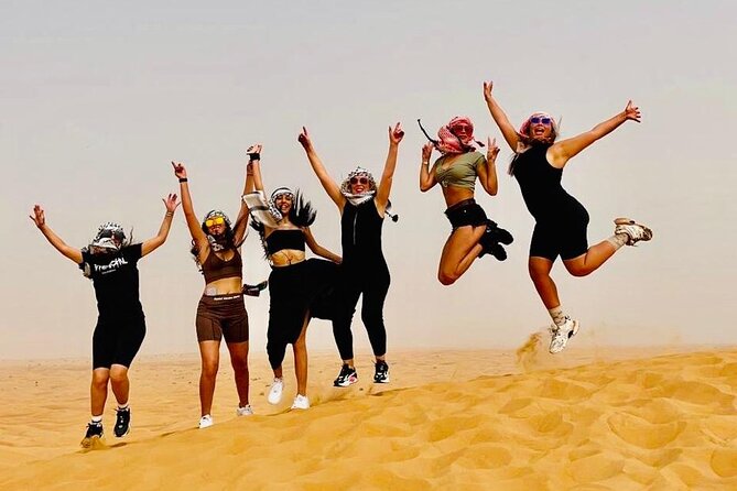 Dubai Red Dunes with Sandboarding, Camel Ride, Falcon & VIP Camp - What the $55.82 price really covers