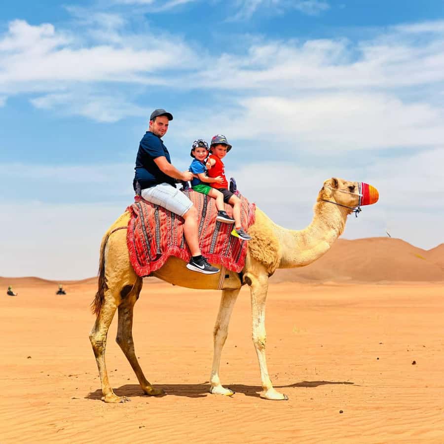 Dubai: Sandboarding, Camel Ride and Red Dune Bashing - Optional quad biking for 30 minutes