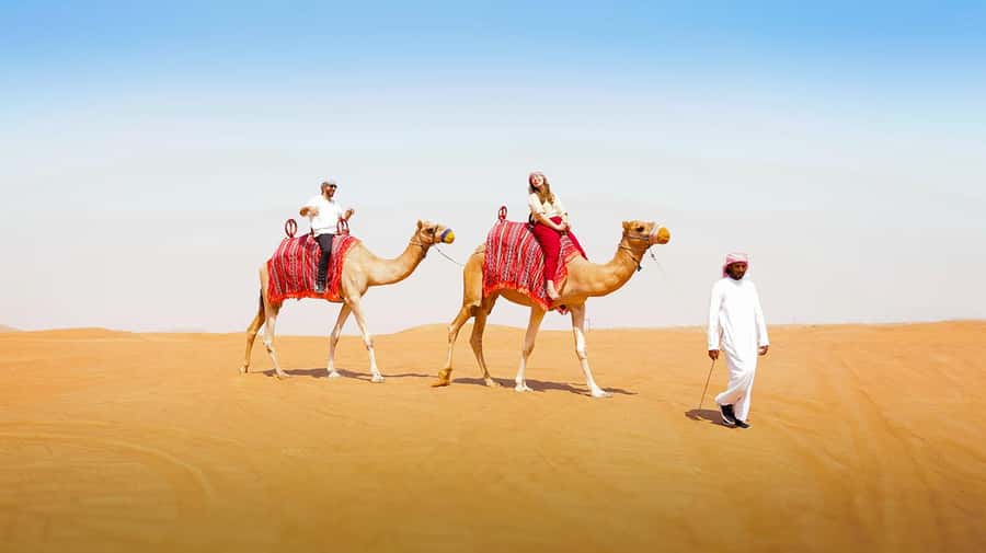 Dubai: Sandboarding, Camel Ride and Red Dune Bashing - Dune bashing in a fully insured 4x4
