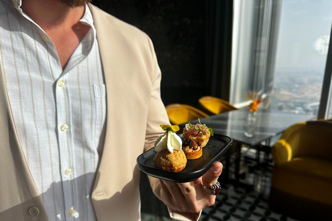 Dubai Secret Food Tours with Access to Burj Khalifa bar - At.mosphere on Floor 122